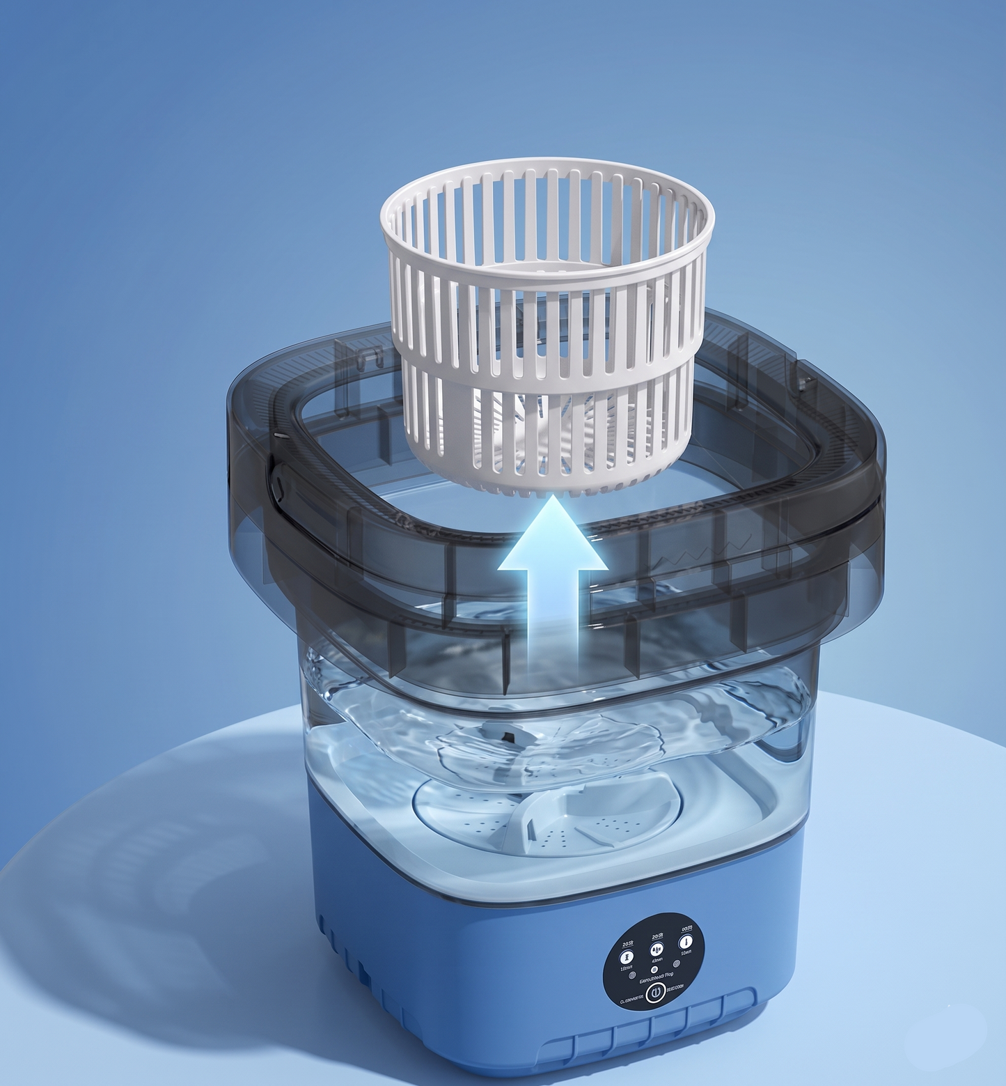 Mini Machine à laver Pliable Portable - lave et sèche