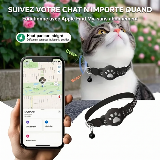 Collier GPS pour Chat — Localisation en Temps Réel