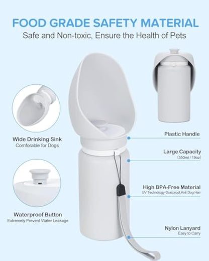 Gourde Pliable pour Chien — Légère, Étanche & Compacte